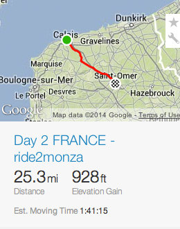 Day 2 France ride2monza