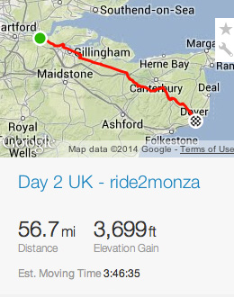 Day 2 ride2monza