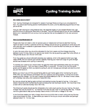 Training Plan