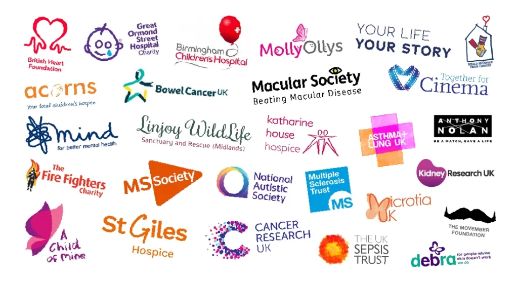 Charities We've Supported - ride2 Charity Cycling Events